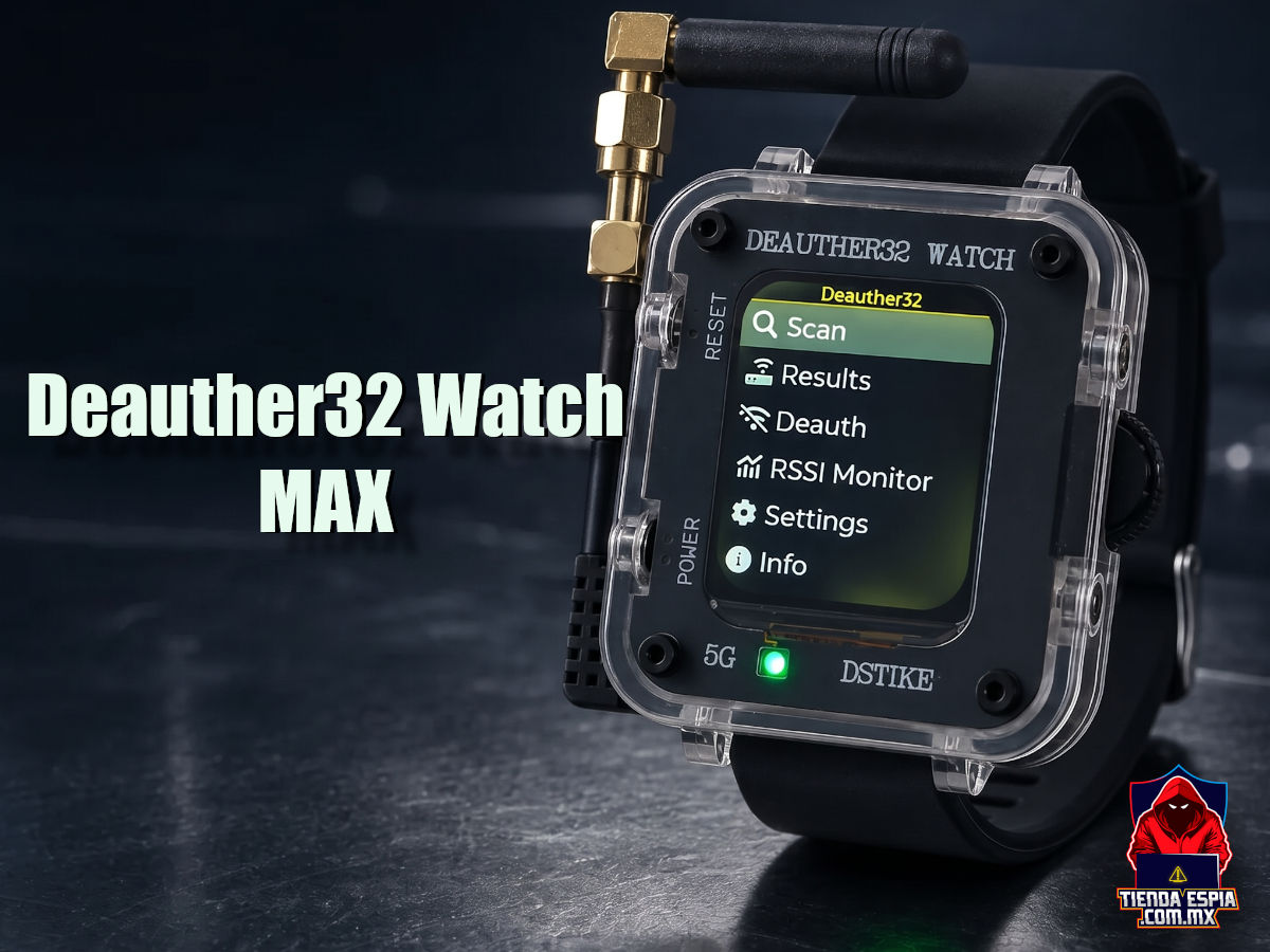 DSTIKE Deauther32 Watch MAX - Auditorias WiFi
