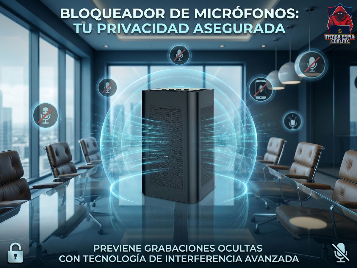 Bloqueador de micrófonos anti-grabación tipo torre