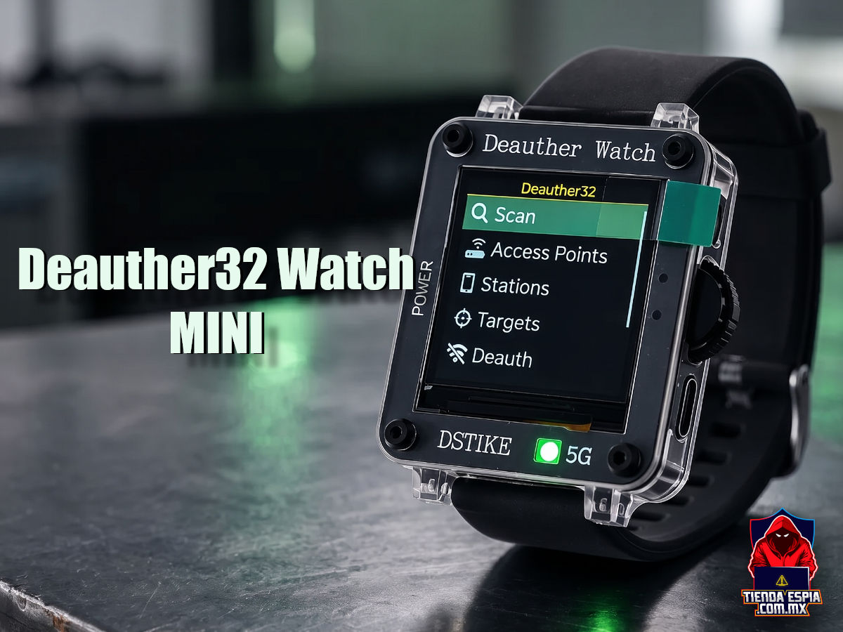 DSTIKE Deauther32 Watch MINI - Auditorias WiFi